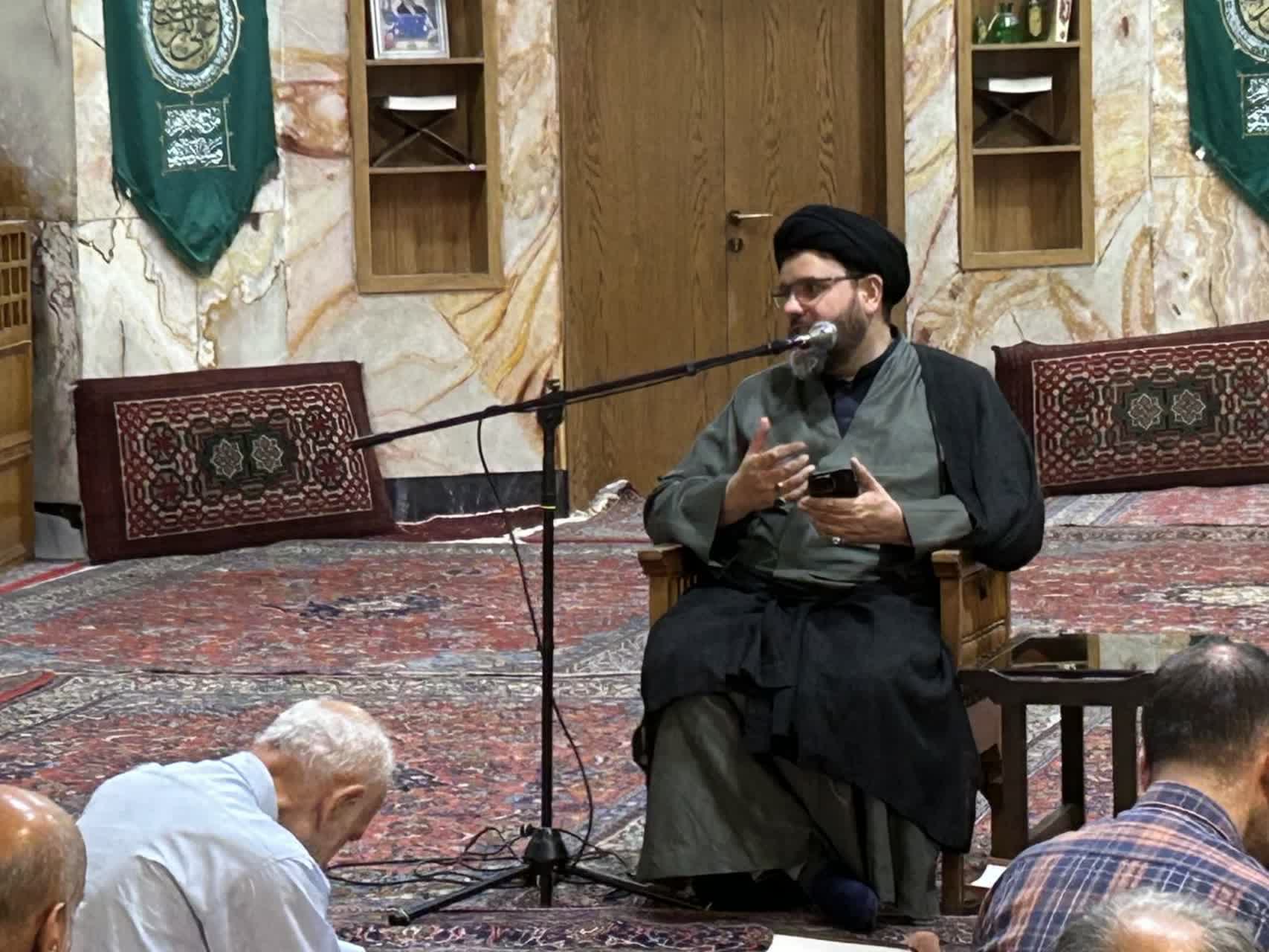سخنرانی حجت الاسلام و المسلمین رسولی به مناسبت عید قربان در مسجد فرشته