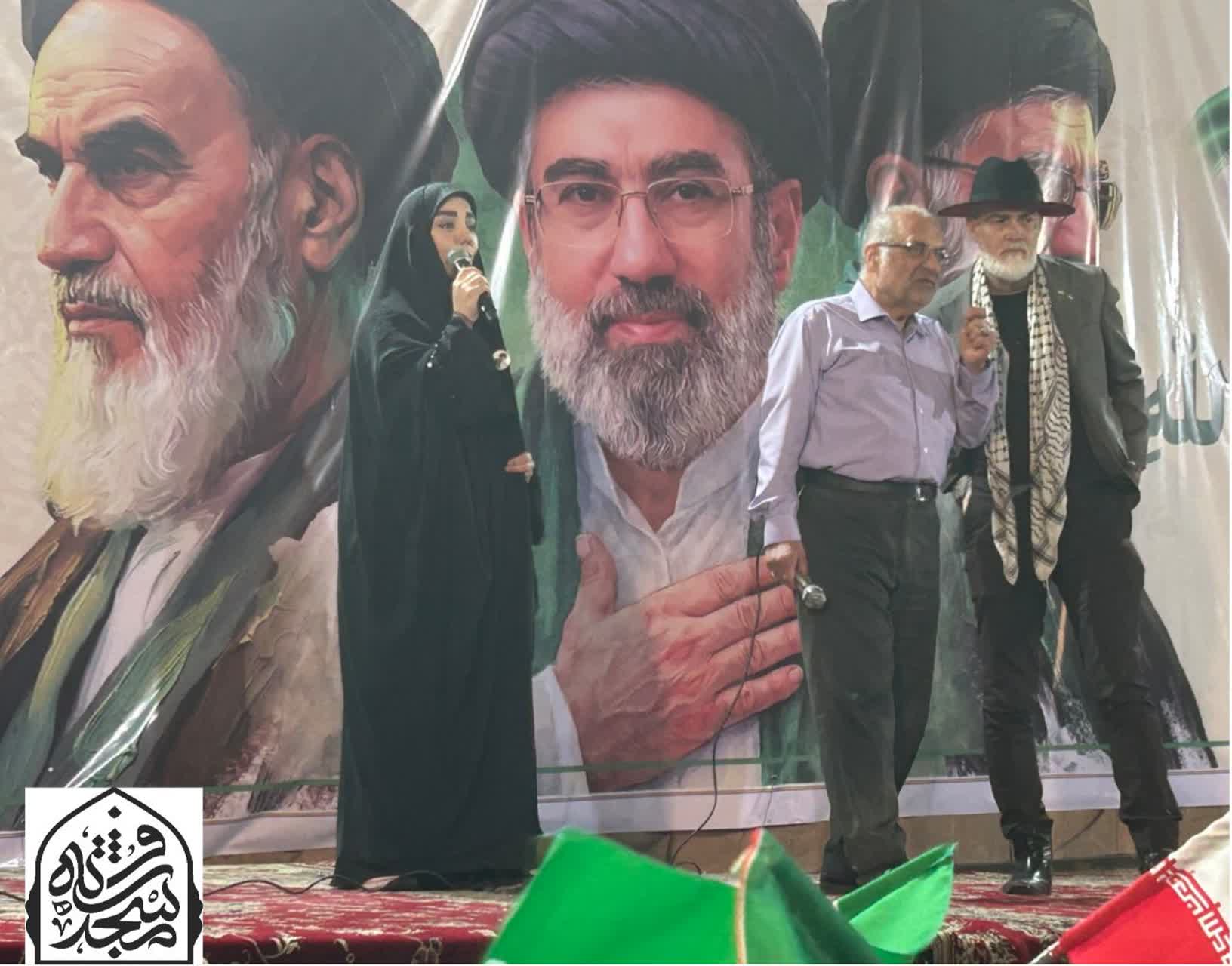 حضور سرباز جدا شده از نیروی دریایی آمریکا در حمایت از ایران